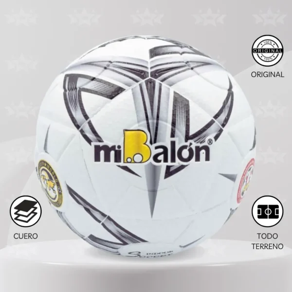 Pelota De Futsal Mi Balón #3.5 Cuero - Imagen 4