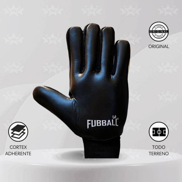 Guantes De Arquero Fubball S/Varilla - Diseño Attentive Verde Adulto - Imagen 3