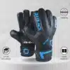 Guantes De Arquero Orbit – Diseño Blast Negro Con Azul Adulto