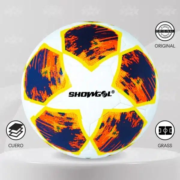 Pelota De Fútbol Showgol Cuero Pvc Foam #4 Diseño Champions - Imagen 3