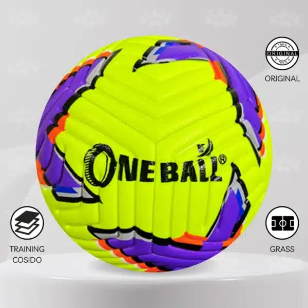 Pelota De Fútbol Oneball Cuero Pvc Foam #3 Diseño Flight Premier - Imagen 2
