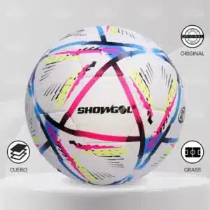 Pelota De Fútbol Showgol  Cuero Pvc Foam #4 Diseño Qatar