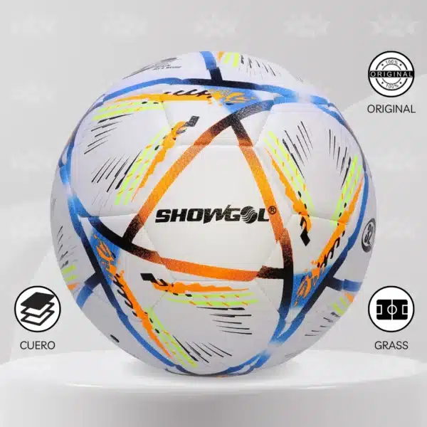 Pelota De Fútbol Showgol  Cuero Pvc Foam #4 Diseño Qatar - Imagen 2