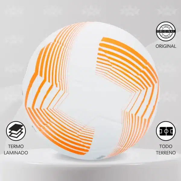 Pelota De Futsal Molten #3.5 Termolaminado Diseño Euro League - Imagen 2