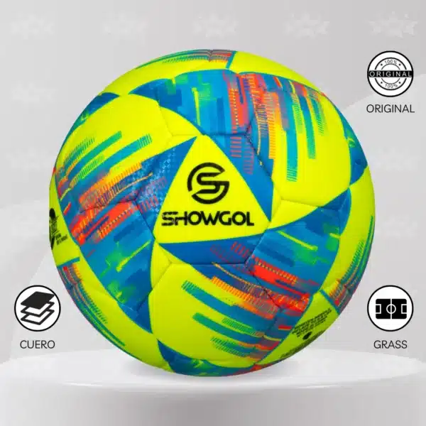Pelota De Fútbol Showgol  Cuero Pvc Foam #4 Diseño Europa League - Imagen 3