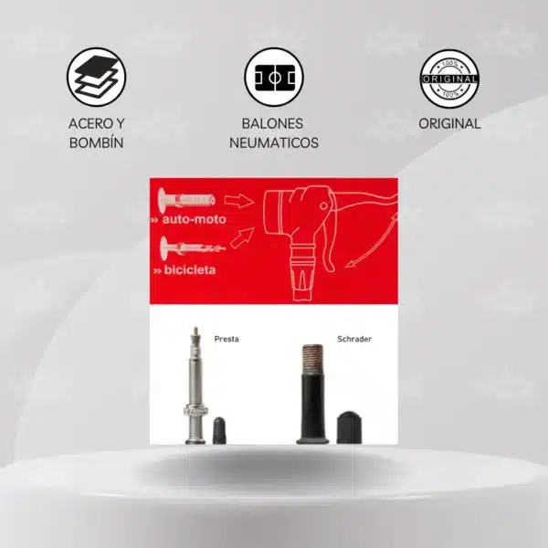 Inflador Tool Tech - Pelotas Y Neumáticos - Imagen 2