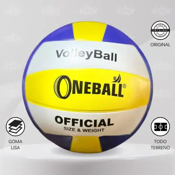 Pelota De Vóley Oneball Goma Lisa #5 - Imagen 7
