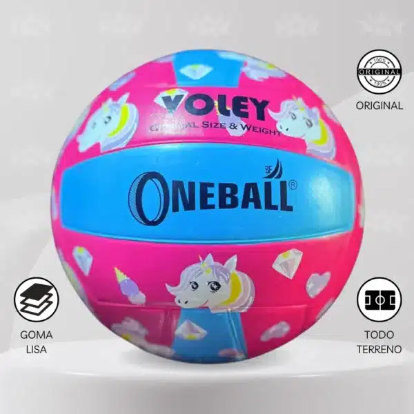 Pelota De Vóley Oneball Goma Lisa #5 - Imagen 4