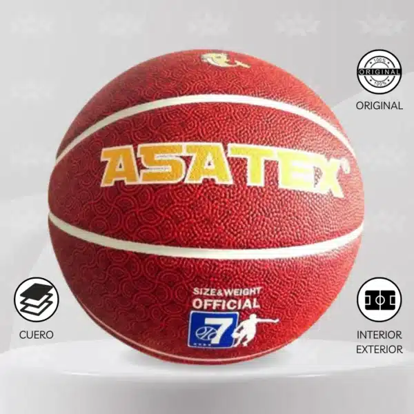 Pelota De Básquet Asatex Red Desing #7
