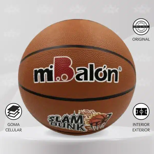 Pelota De Básquet Mi Balón Brown #3