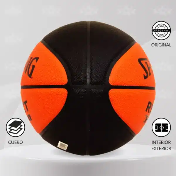 Pelota De Básquet Spalding React Tf-250 All Surface #7 - Imagen 2