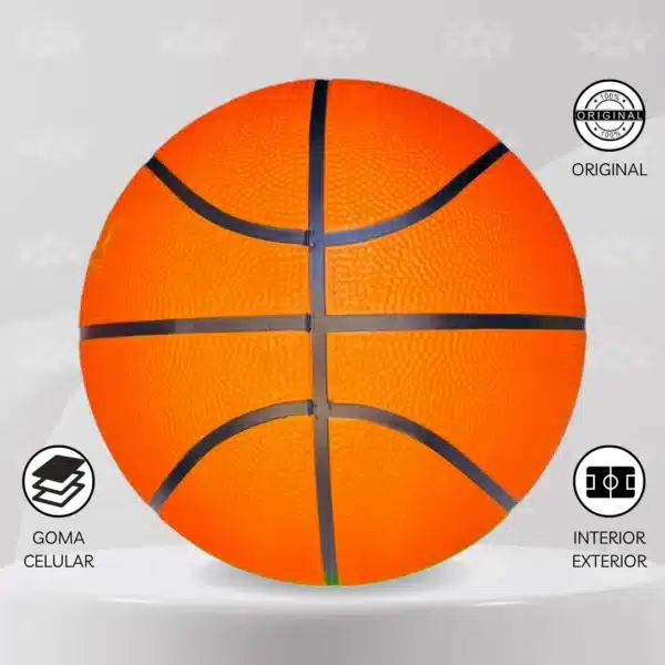 Pelota De Básquet Torneo Goma Celular Talla #5 Y #7 - Imagen 4