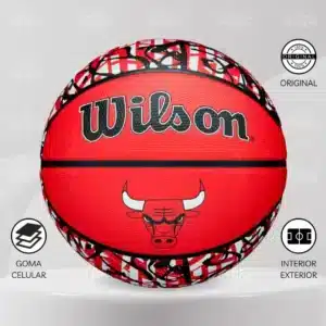 Pelota De Básquet Wilson Nba Chicago Bulls - Team Graffiti #7