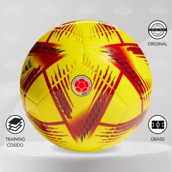 Pelota De Fútbol Adidas Al Rihla Selección Colombiana #5 - Imagen 3