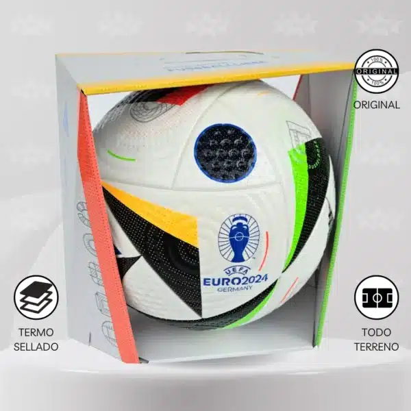 Pelota De Fútbol Adidas Euro 24 Pro Fussballliebe #5 - Imagen 5
