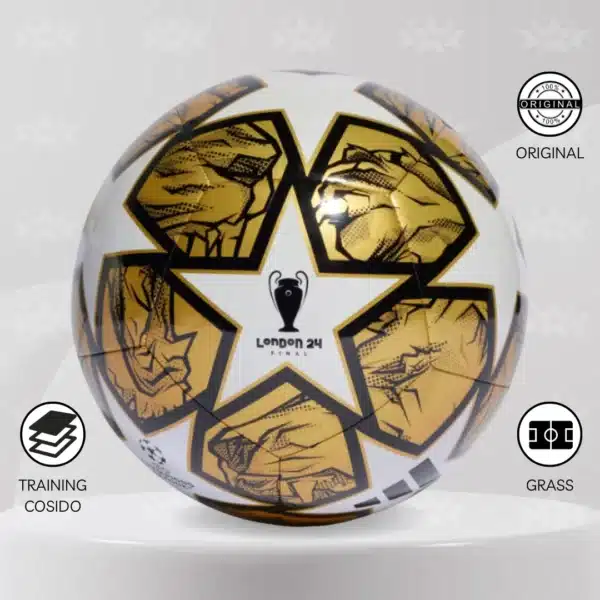 Pelota De Fútbol Adidas Ucl Club 23/24 Knockout #5 Gold