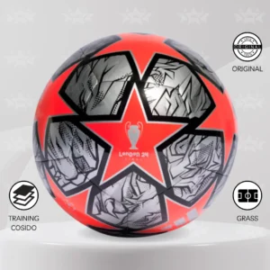 Pelota De Fútbol Adidas Ucl Club 23/24 Knockout #5 Silver