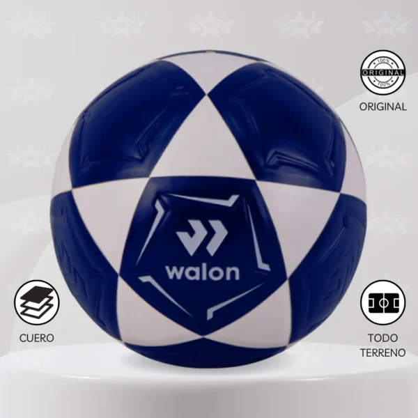 PELOTA DE FÚTBOL WALON TALLA #4 CUERO PU - Imagen 10