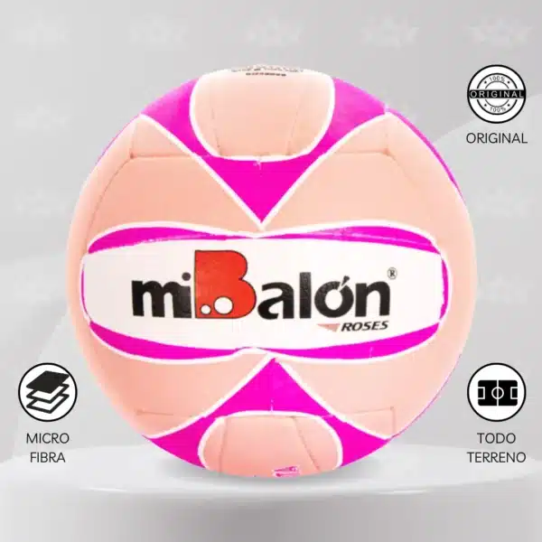 Pelota De Vóley Mi Balón Microfibra Celular - Imagen 3