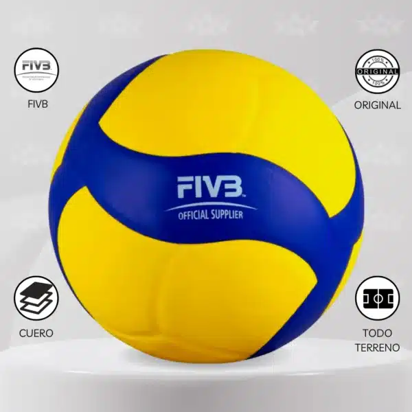 Pelota De Vóley Mikasa V330w Competición Fivb - Imagen 2
