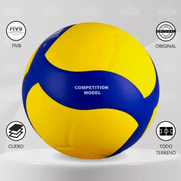 Pelota De Vóley Mikasa V330w Competición Fivb - Imagen 4
