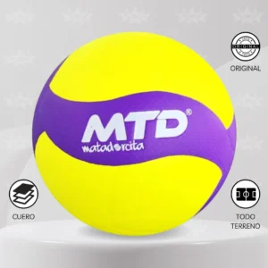 Pelota De Vóley Mtd V330w Cuero Pu Neón