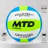 Pelota De Vóley Mtd Cuero Cosido Acolchado Premium