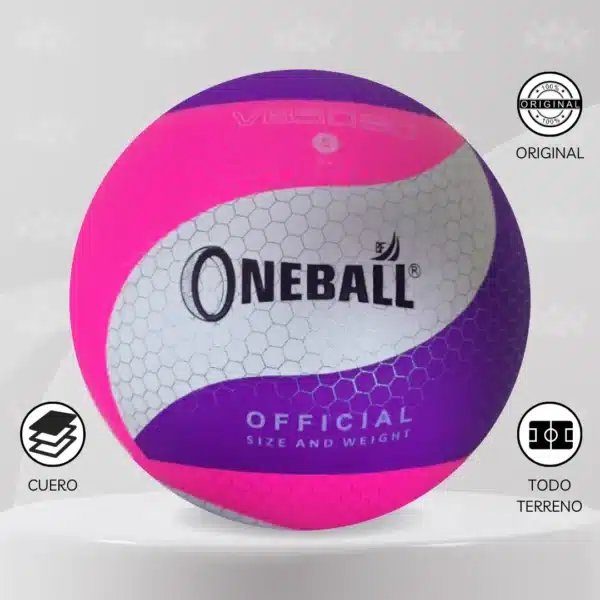 Pelota De Vóley Oneball Cuero Pu #5 - Imagen 17