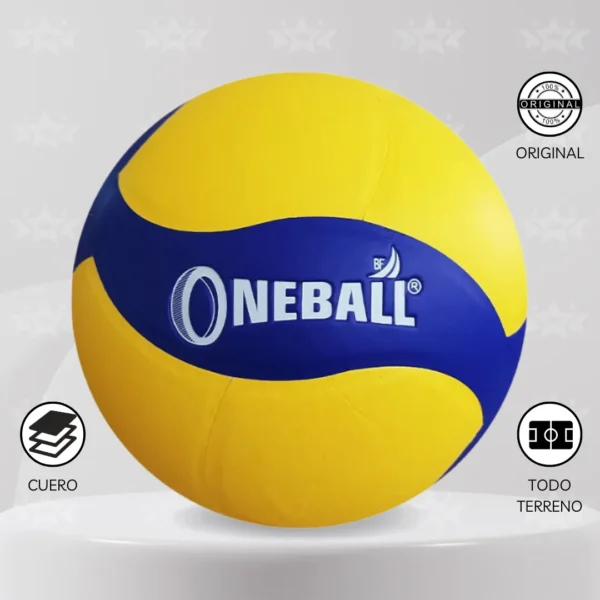 Pelota De Vóley Oneball Cuero Pvc #5 - Imagen 6