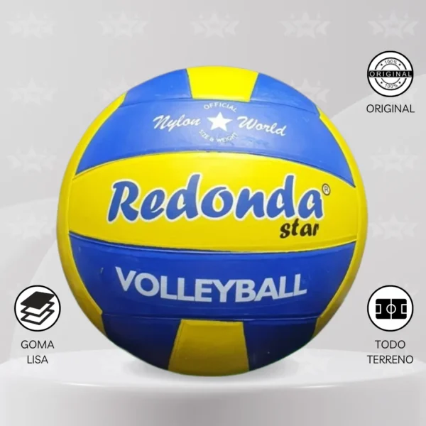 Pelota De Vóley Redonda Goma Lisa #5 - Imagen 5