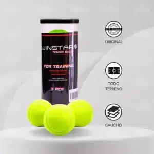Pelota de Tenis Winstar 3 Unids.