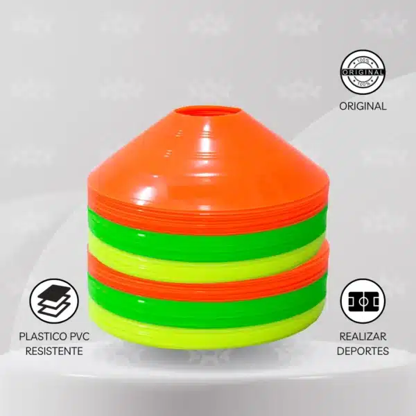Platillos De Entrenamiento - Pvc Resistente - Imagen 4