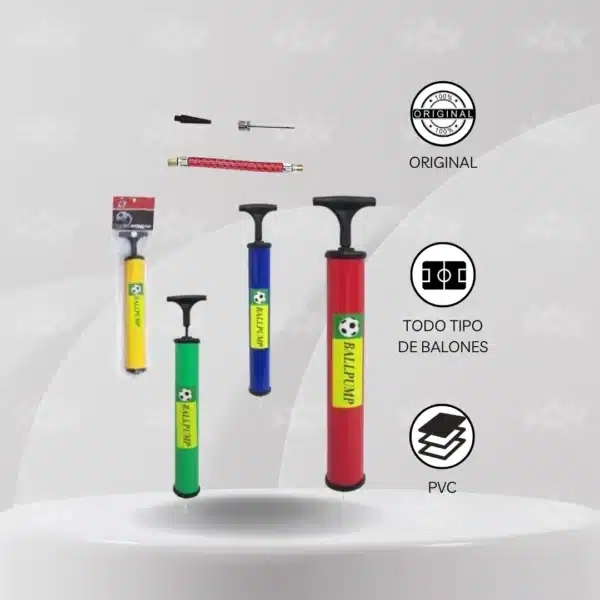 Inflador De Mano - Plastico Pvc Resistente - Imagen 4