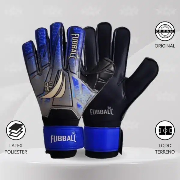 Guantes De Arquero Fubball – Diseño R5 Azul Junior