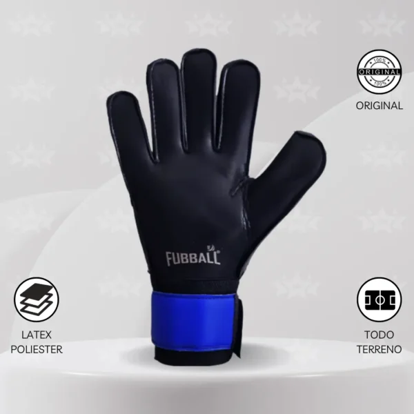 Guantes De Arquero Fubball – Diseño R5 Azul Junior - Imagen 2