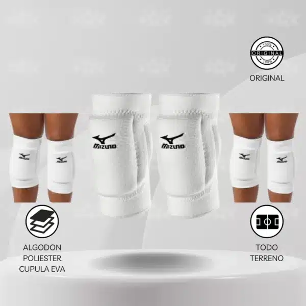 Rodillera Deportiva De Vóley Mizuno T10 Plus - Imagen 2
