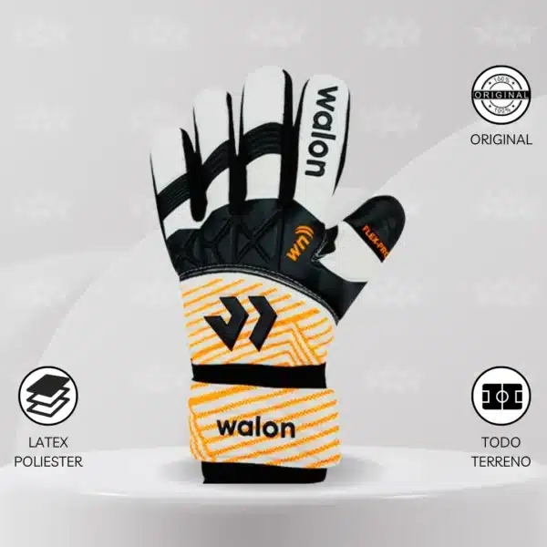 Guantes De Arquero Walon – Diseño Zero Blanco Adulto - Imagen 2