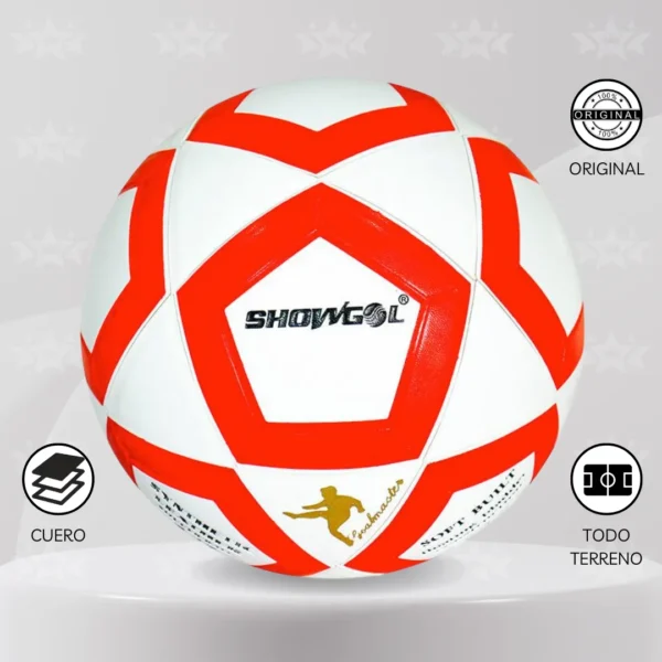Pelota De Fútbol Showgol Fx Cuero Pu Vulcanizado #4