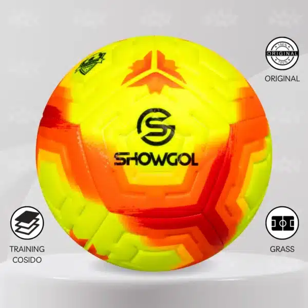 Pelota De Fútbol Showgol Cuero Pvc Foam #5 Diseño La Liga - Imagen 2