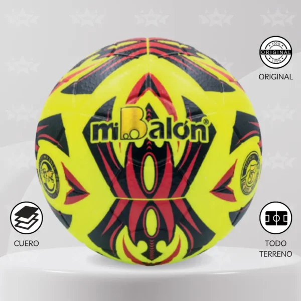 Pelota De Futbol Mi Balón Cuero Talla #5 – Diseños Neón